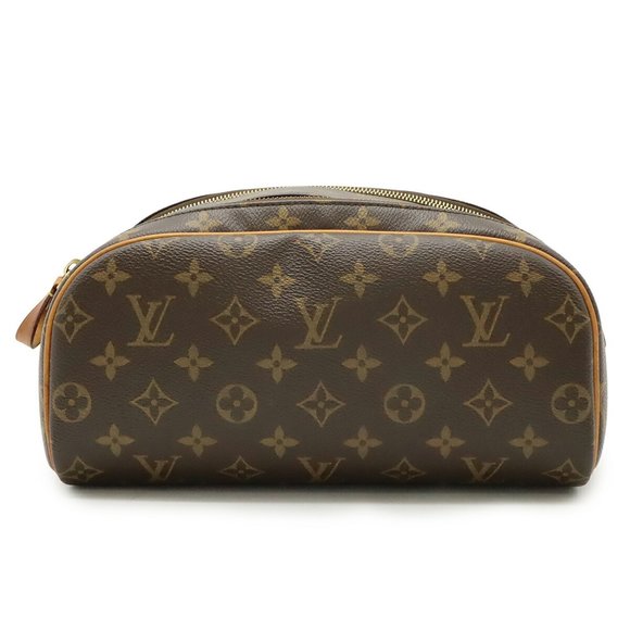 LOUIS VUITTON Brown Monogram Pouch - Picture 1 of 8